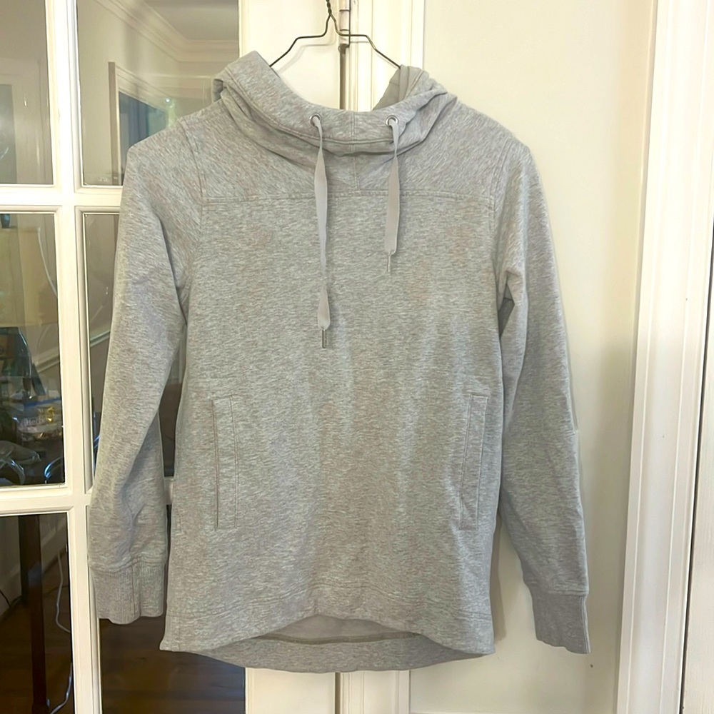 Lululemon hooded sweatshirt, gray, size 2